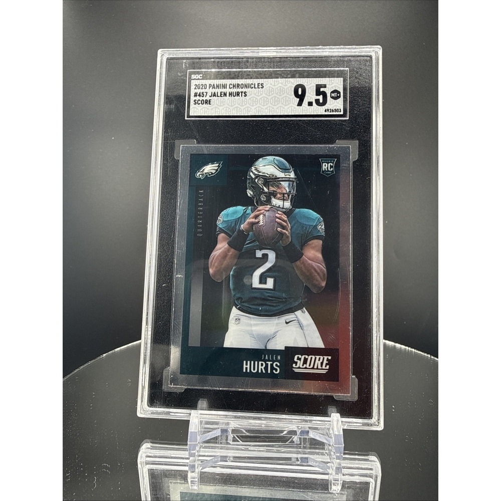 2020 Panini Chronicles Jalen Hurts Philadelphia Eagles #457 SGC Graded 9.5‎
